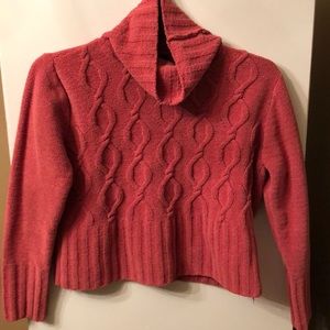 Sonoma polyester Knit Neck Sweater Size Petite Med